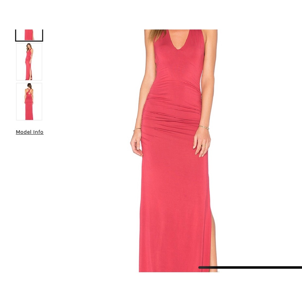 Revolve Krisa Long dress Rose colored
